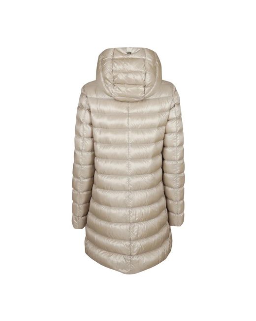Chaqueta Ultraligera De Nylon Forma A, Mujer, Talla Herno de color Natural