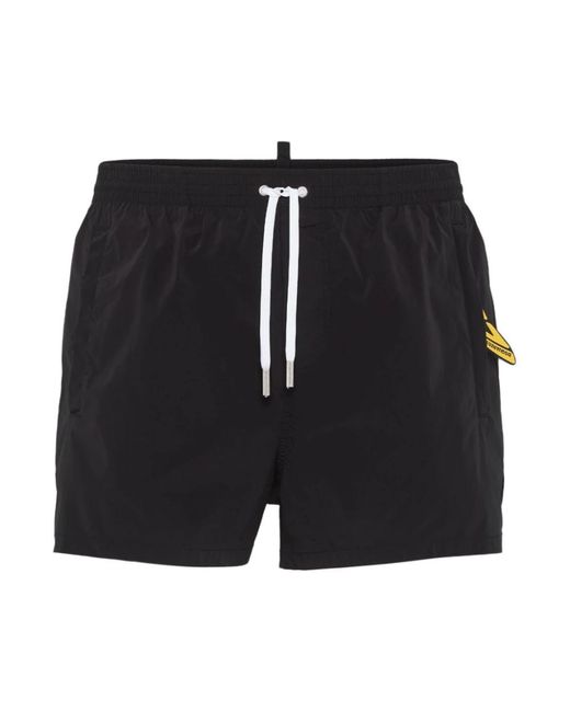 DSquared² Badmode ,Zwart ,Beachwear in het Black voor heren