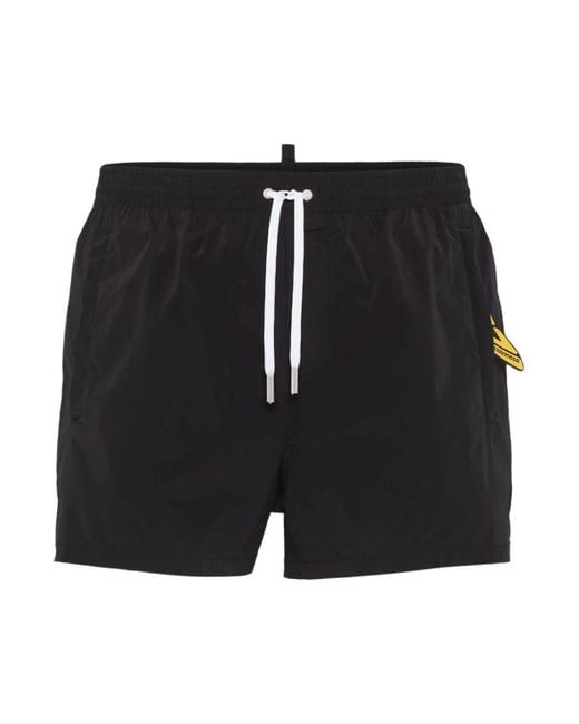 DSquared² Black Beachwear for men