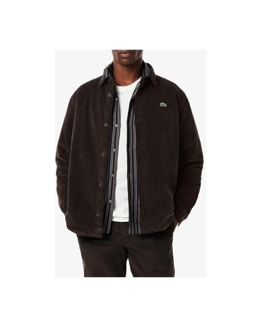 Lacoste Black Light Jackets for men