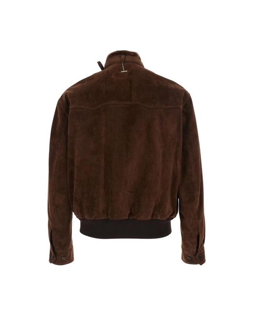 McQueen Brown Bomber Jackets for men