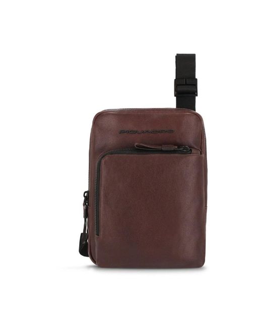 Piquadro Brown Messenger Bags for men