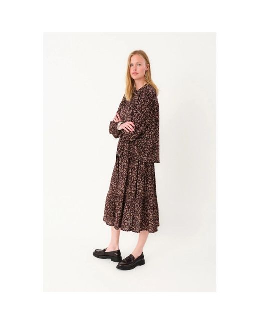 Lolly's Laundry Brown Midi Skirts