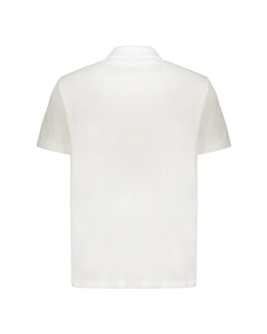 Versace White Cotton Polo Shirt for men