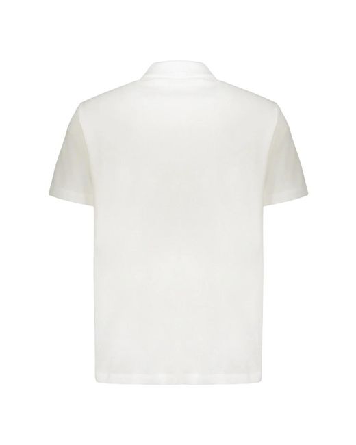 Versace Katoenen Poloshirt in het White voor heren