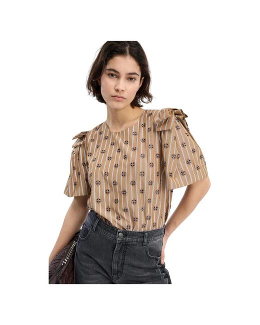 Munthe Vapouri Blouse in het Natural
