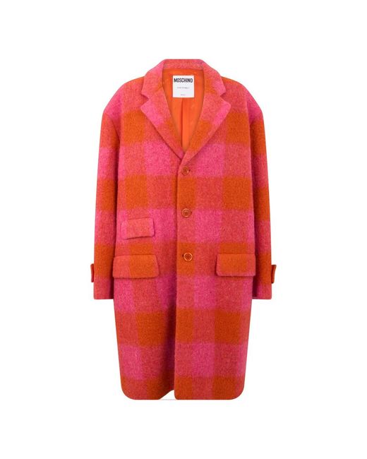 Moschino Lange Jas in het Red voor heren