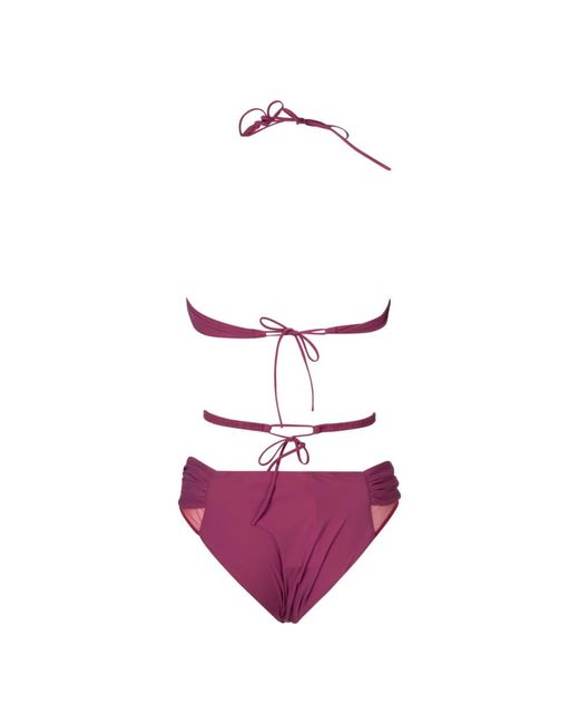 Nensi Dojaka Purple One-Piece