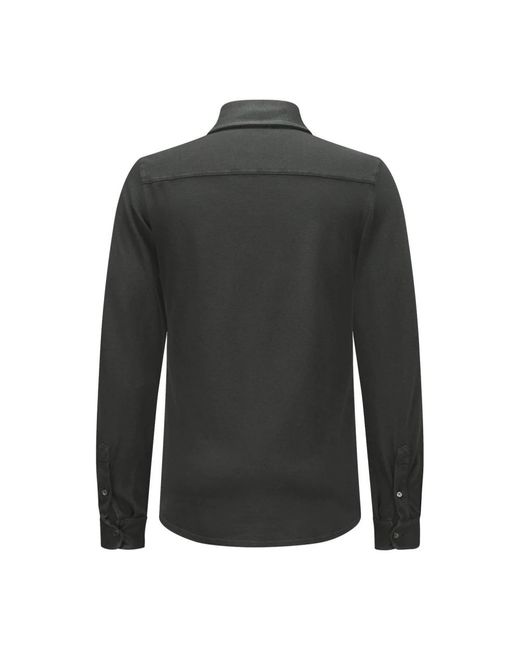 Fedeli Black Casual Shirts for men