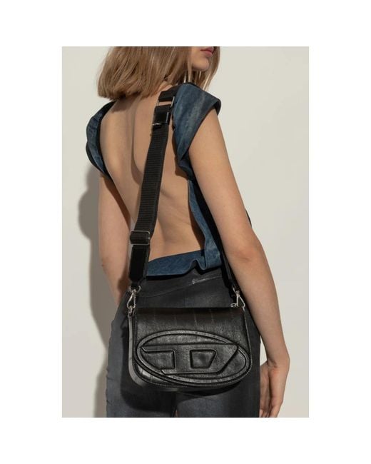 DIESEL Black Shoulder Bags