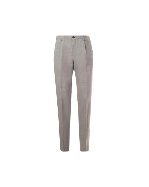 Incotex Gray Suit Trousers for men