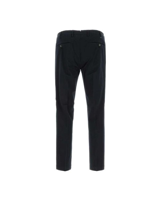PT Torino Broeken ,Blauw ,Katoen Midnight Stretch Katoenen Broek in het Black voor heren
