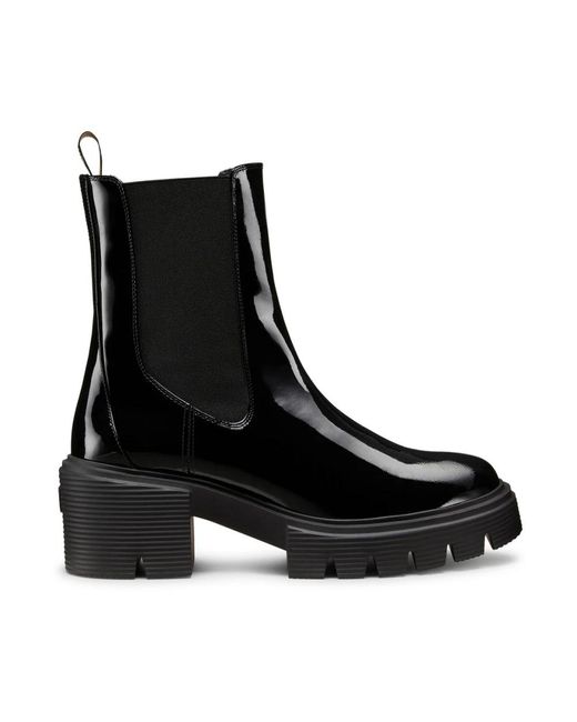 Stuart Weitzman Black Soho Chelsea Bootie