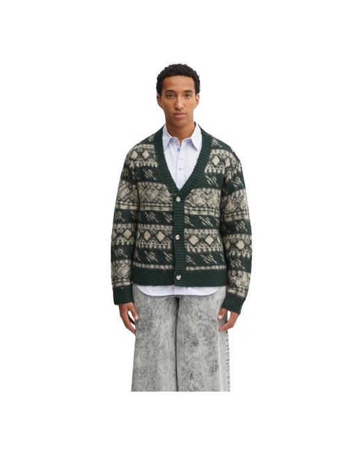 Daily Paper Cardigans in het Green voor heren