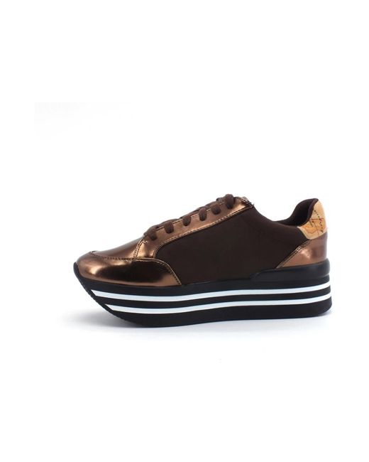Alviero Martini 1A Classe Brown Sneakers