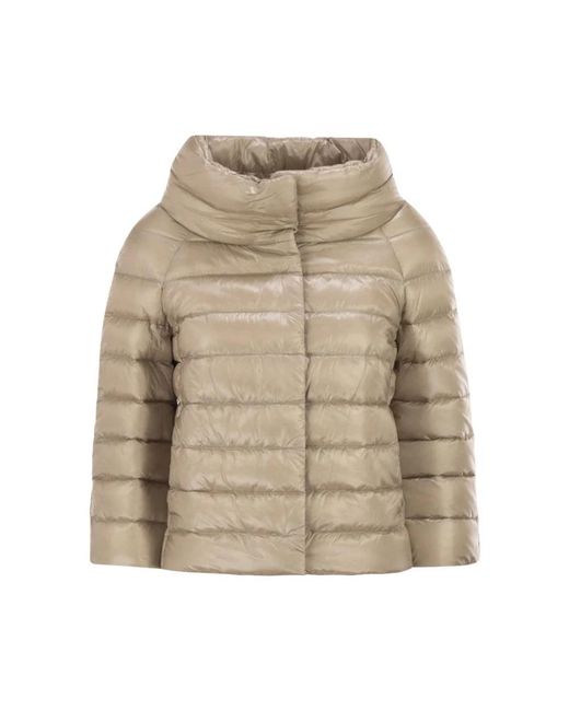 Herno Jassen ,Katoen Sofia Down Jacket in het Natural