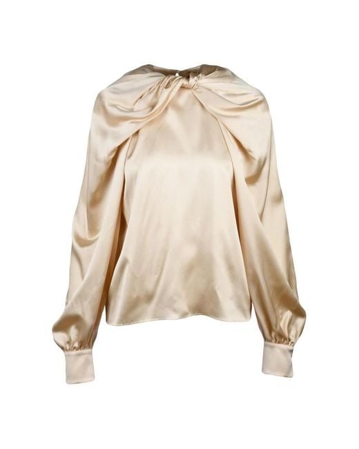 Blouses Max Mara de color Natural