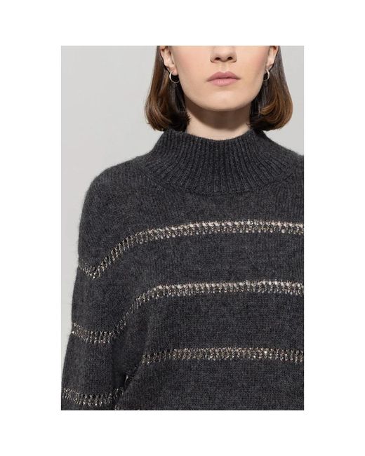 Luisa Cerano Blue Turtlenecks