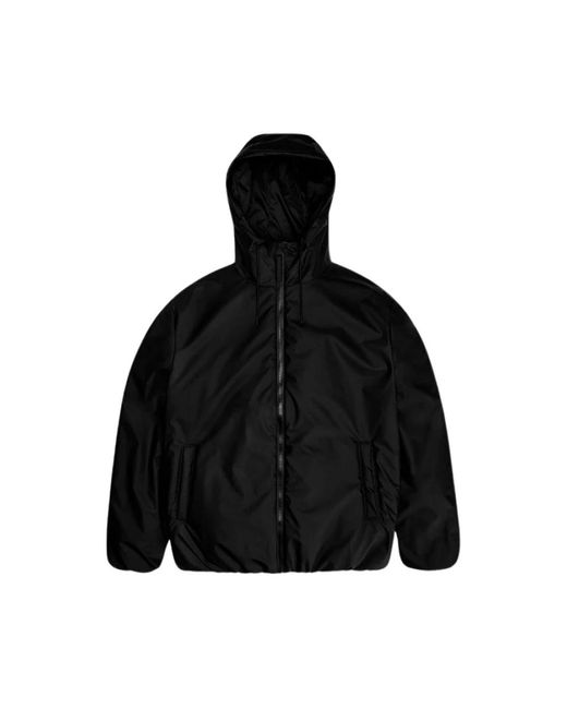 Rains Black Lohja Jacket for men