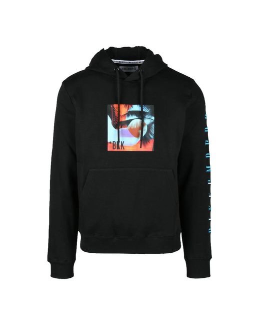 Bikkembergs Baumwollstrickpullover in Black für Herren