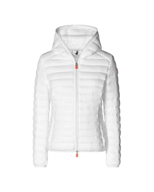 Save The Duck White Winter Jackets