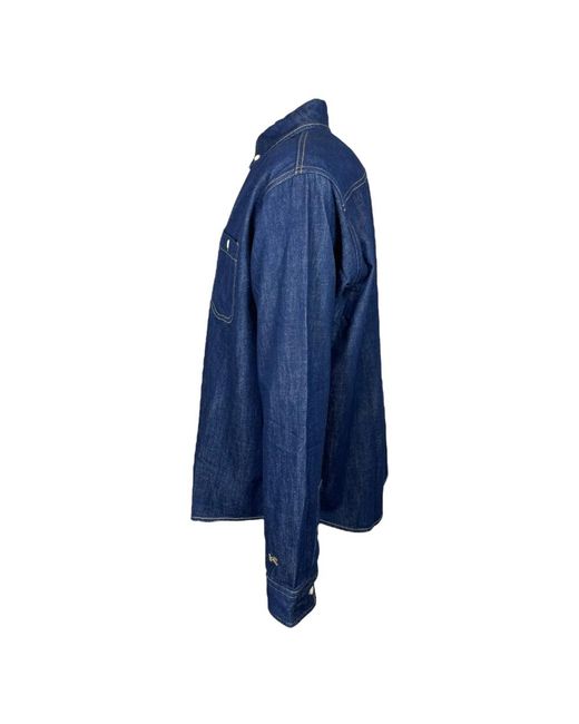 Denham Ben Shirt in het Blue voor heren