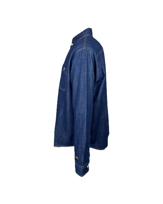 Denham Ben Shirt in het Blue voor heren