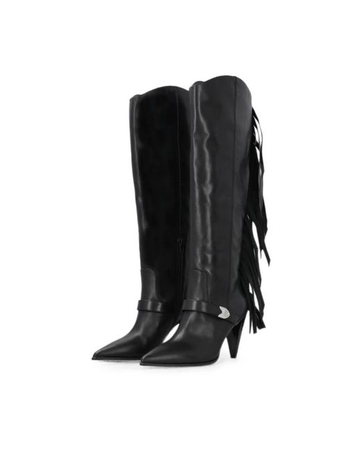Pinko Black Heeled Boots