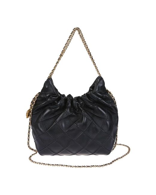 Tory Burch Black Diamant pinces leder zugbeutel