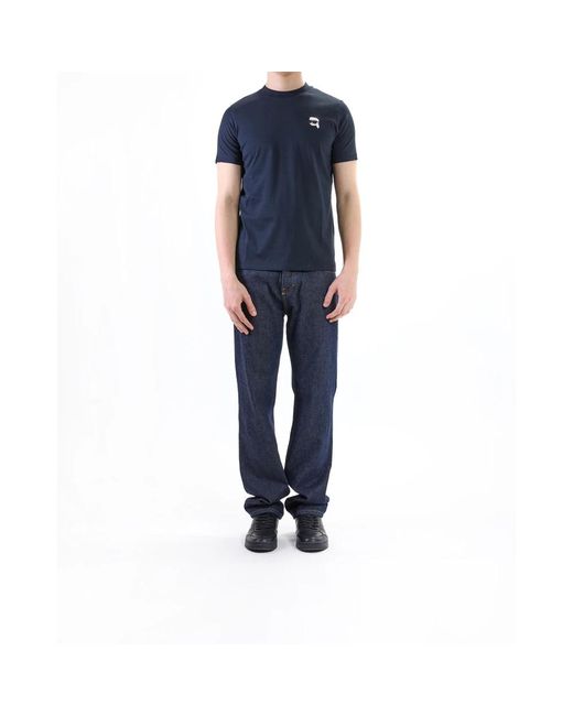 Karl Lagerfeld Blue T-Shirts for men