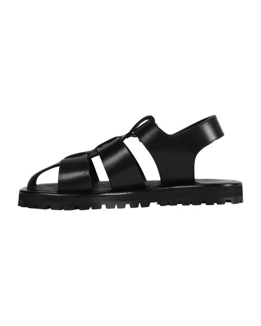Flat Sandals Studio Nicholson en coloris Black
