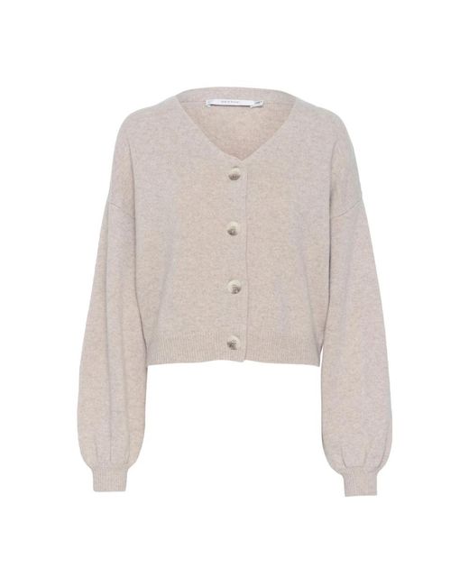 Cardigans Gestuz de color Natural