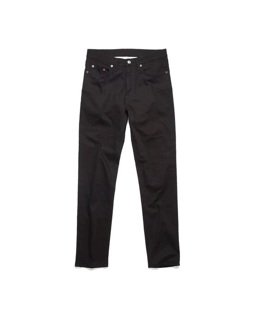 Acne Black Slim Fit Jeans for men