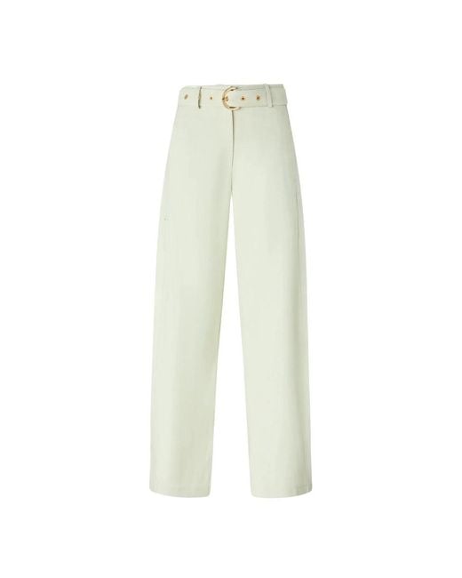 Pinko Green Wide Trousers