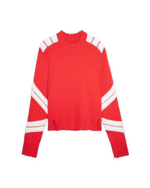 Zadig & Voltaire Red Georgia Sweater