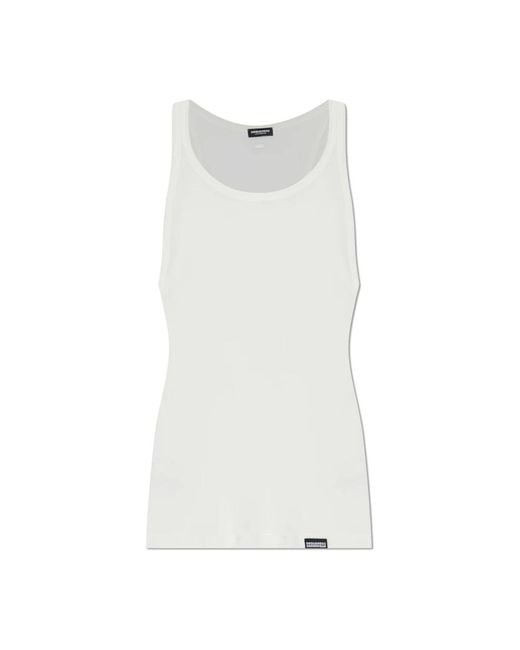 DSquared² Tops ,Wit ,Top Uit De Underwear Collectie in het White voor heren