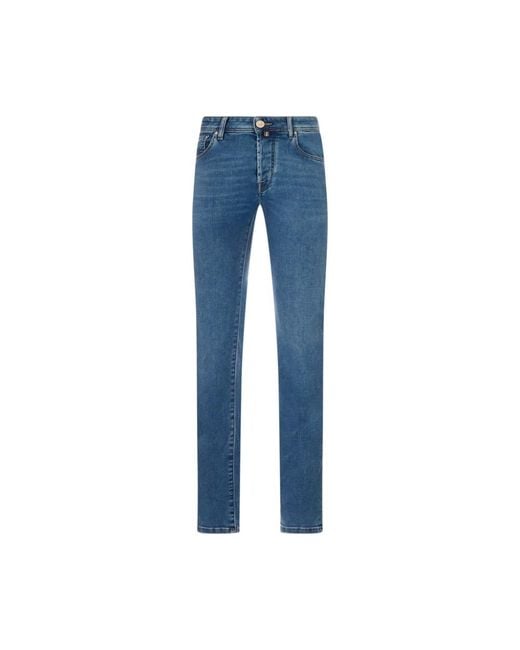 Jacob Cohen Blue Slim-Fit Jeans for men