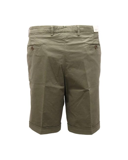BRIGLIA Green Casual Shorts for men