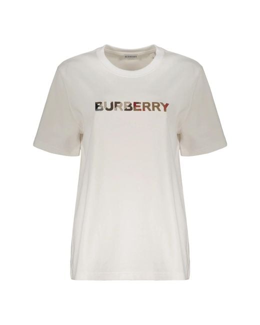 Burberry White T-Shirts
