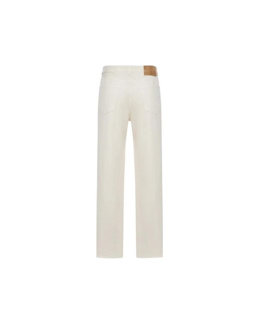 Haikure White Straight Jeans for men