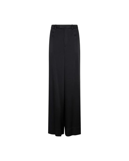 Saint Laurent Black Loose Fit Pants