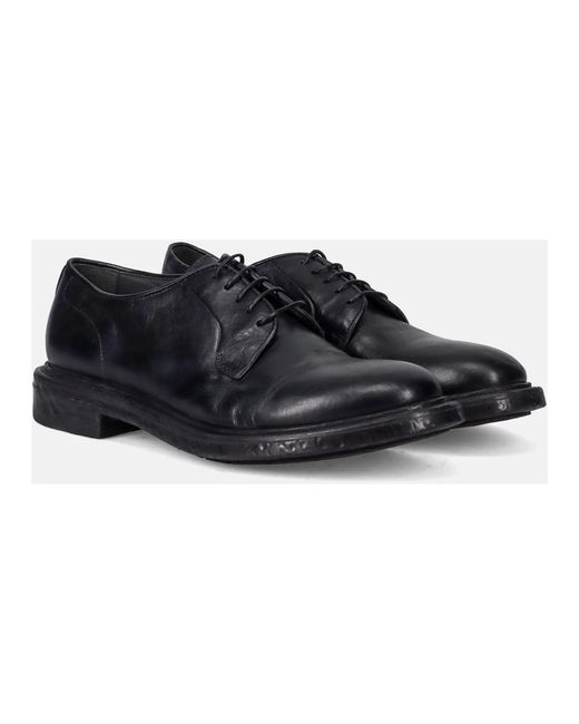 Moma Black Business Shoes for men