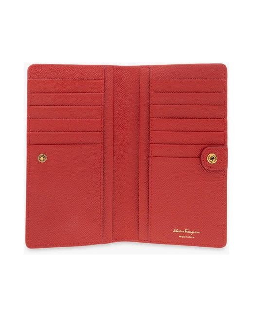 Wallets & Cardholders di Ferragamo in Red