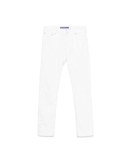 Slim-Fit Jeans Jacob Cohen pour homme en coloris White