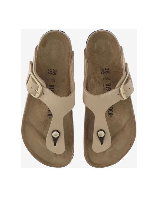 Birkenstock Brown Flip Flops