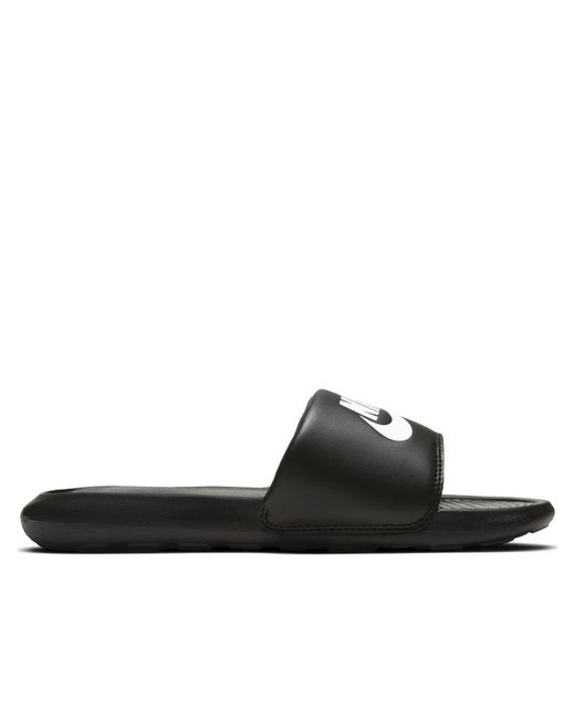 Nike Black Victori one slide sandalen