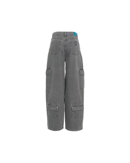 Ottod'Ame Gray Wide Jeans
