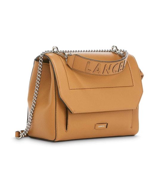 Lancel Brown Cross Body Bags