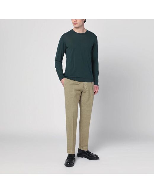 Santaniello Green Suit Trousers for men