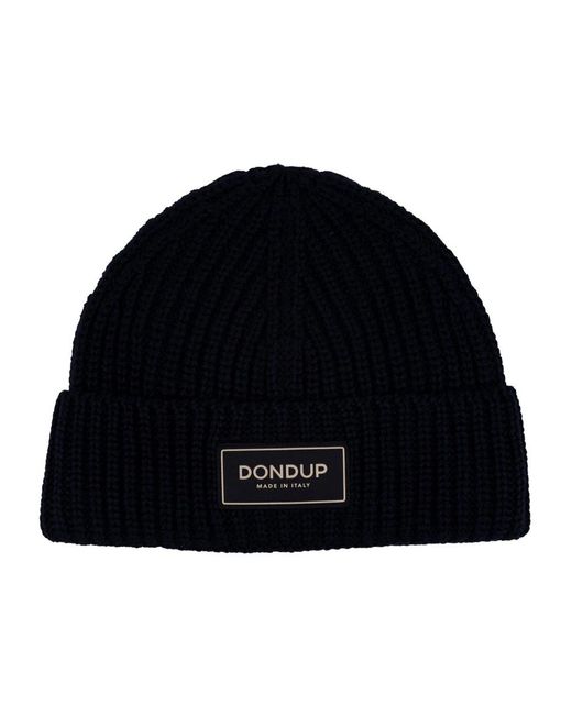 Dondup Black Beanies for men